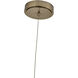 Goccia LED 6.25 inch Winter Brass Mini Pendant Ceiling Light