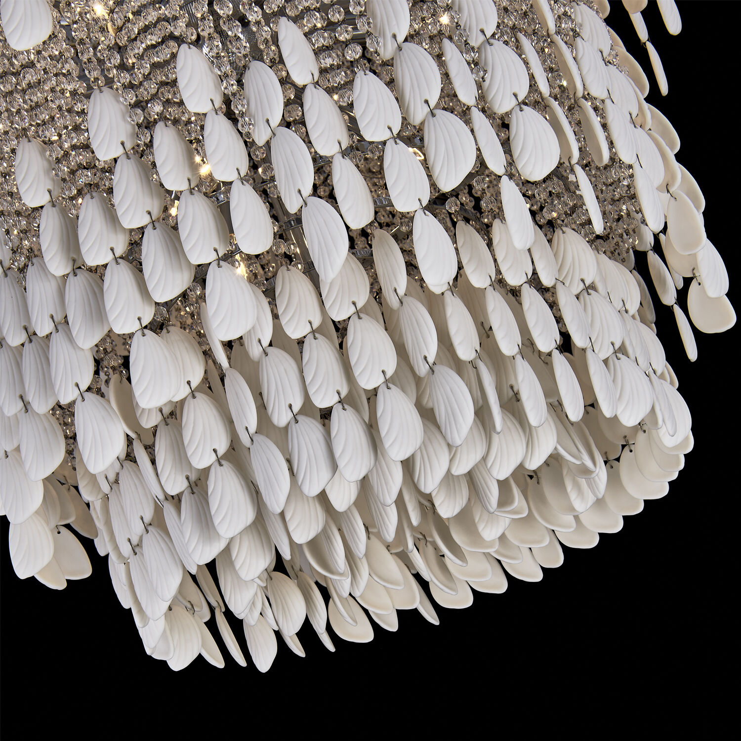 Farfalle 18 Light 28 inch Brushed Champagne Gold Chandelier Ceiling Light