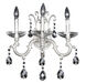 Rossi 3 Light 17 inch Two-Tone Silver Wall Bracket Wall Light