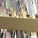 Glacier LED 26 inch Brushed Champagne Gold Island Light Ceiling Light