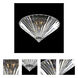 Chauvet 3 Light 16 inch Chrome Flush Mount Ceiling Light