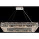 Baguette 12 Light 19 inch Chrome Pendant Ceiling Light