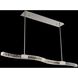 Athena LED 54 inch Polished Nickel Island Light Ceiling Light