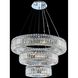 Rondelle 18 Light 26 inch Chrome Pendant Ceiling Light