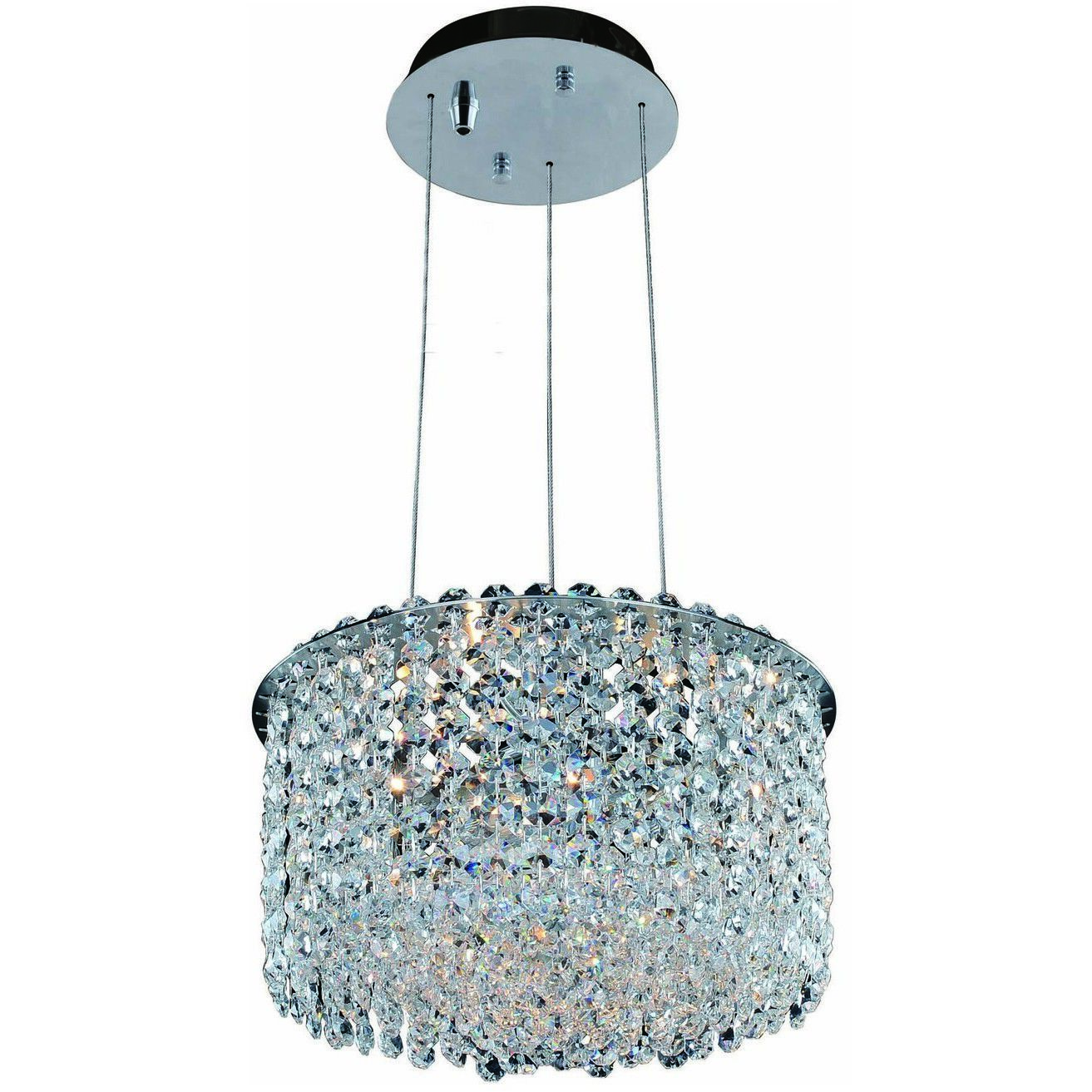 Milieu Metro 2 Light 11 inch Chrome Pendant Ceiling Light