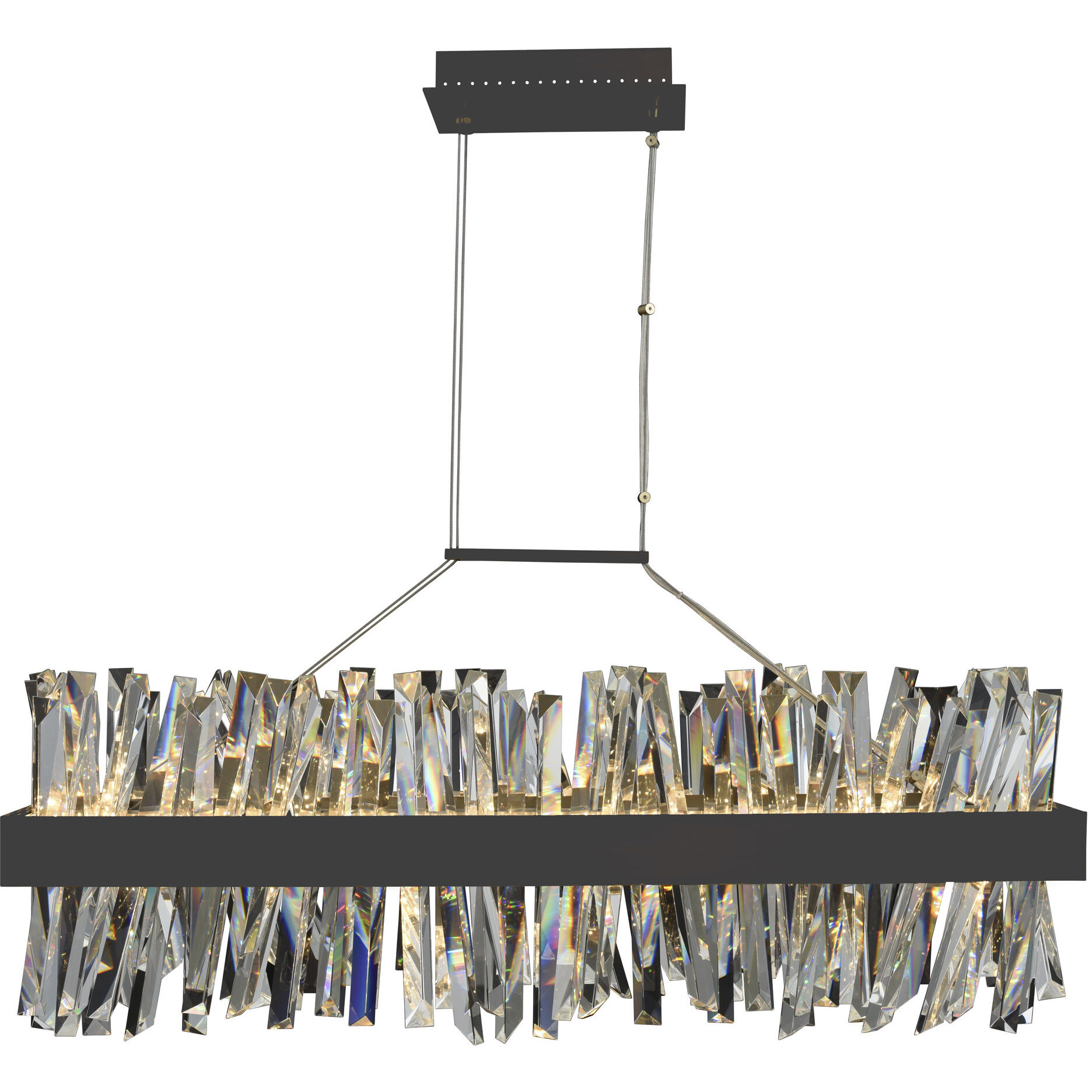 Glacier 12 inch Matte Black Pendant Ceiling Light