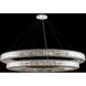 Rondelle 44 Light 84 inch Polished Chrome Pendant Ceiling Light in Firenze