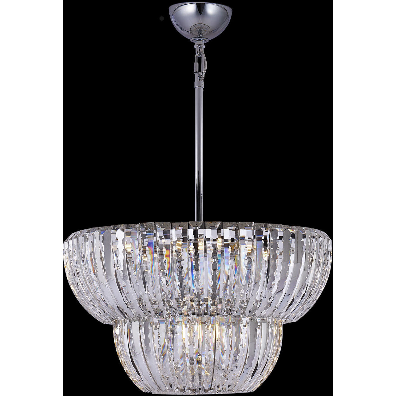 Fontana 9 Light 22 inch Polished Chrome Pendant Ceiling Light