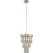 Espirali 4 Light 12 inch Brushed Champagne Gold Mini Pendant Ceiling Light