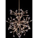 Fiore 24 Light 43 inch Pearlized Antique Brass Chandelier Ceiling Light in Firenze Clear