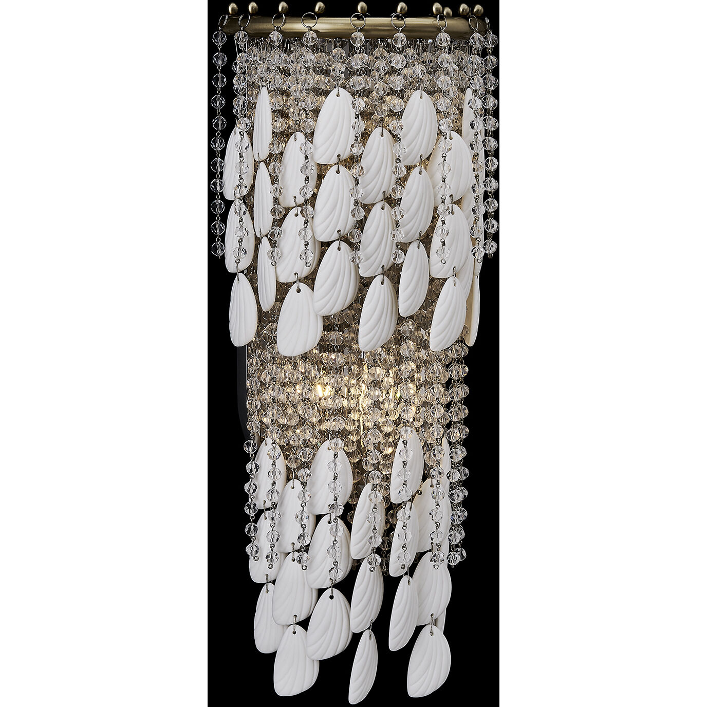 Farfalle 2 Light 8.75 inch Brushed Champagne Gold Wall Sconce Wall Light