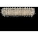 Cielo 8 Light 34 inch Chrome Bath Vanity Wall Light in Firenze Clear