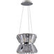Armanno 1 Light 8 inch Chrome Mini Pendant Ceiling Light in Firenze Clear