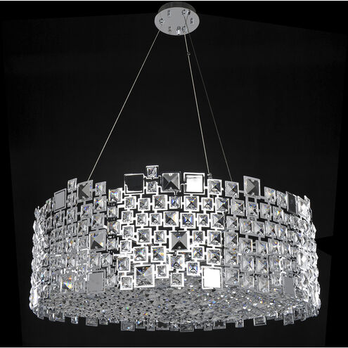 Dolo 12 Light 32 inch Chrome Pendant Ceiling Light