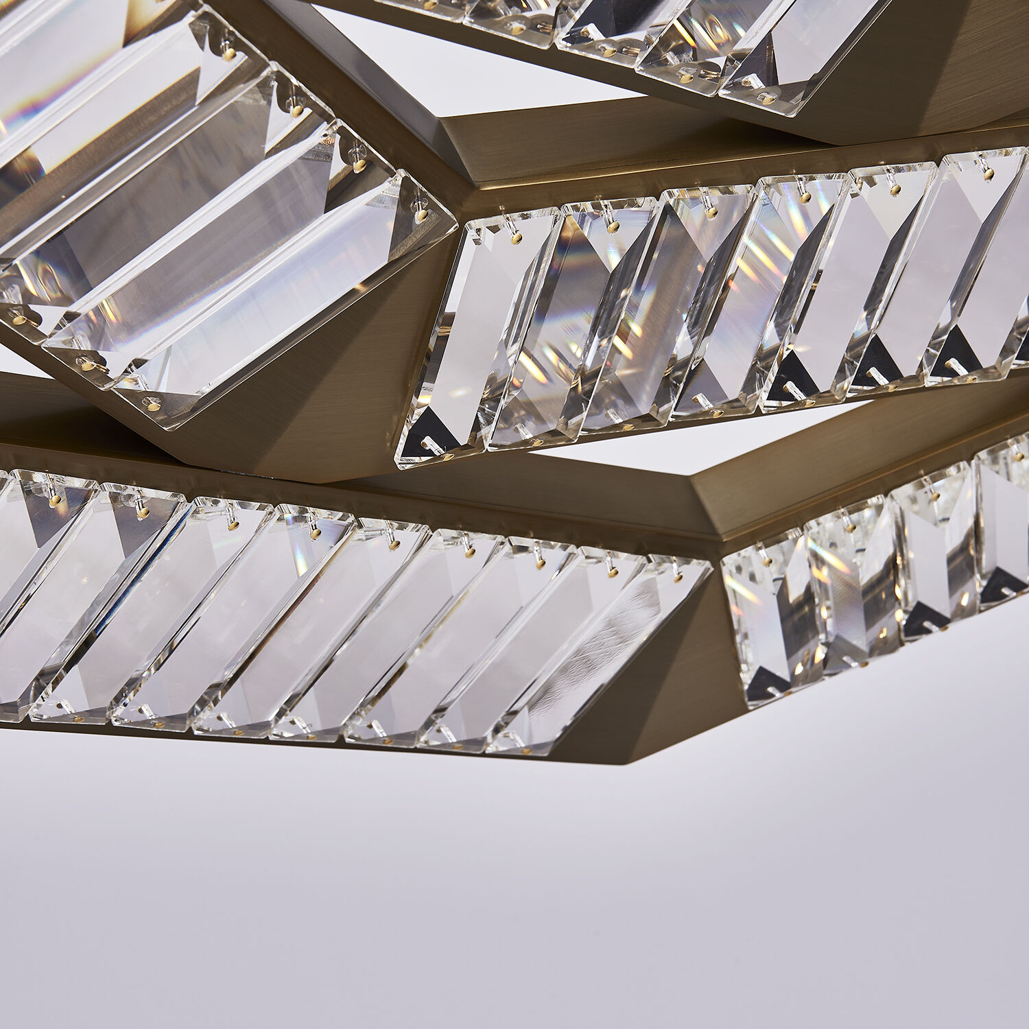 Tempo 38 inch Winter Brass Pendant Ceiling Light