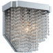 Tenda 1 Light 9 inch Chrome Wall Sconce Wall Light