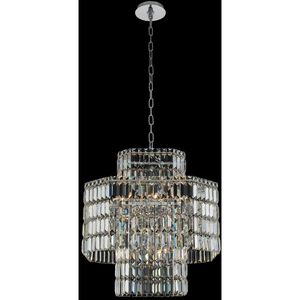 Livelli 12 Light 25 inch Polished Chrome Pendant Ceiling Light