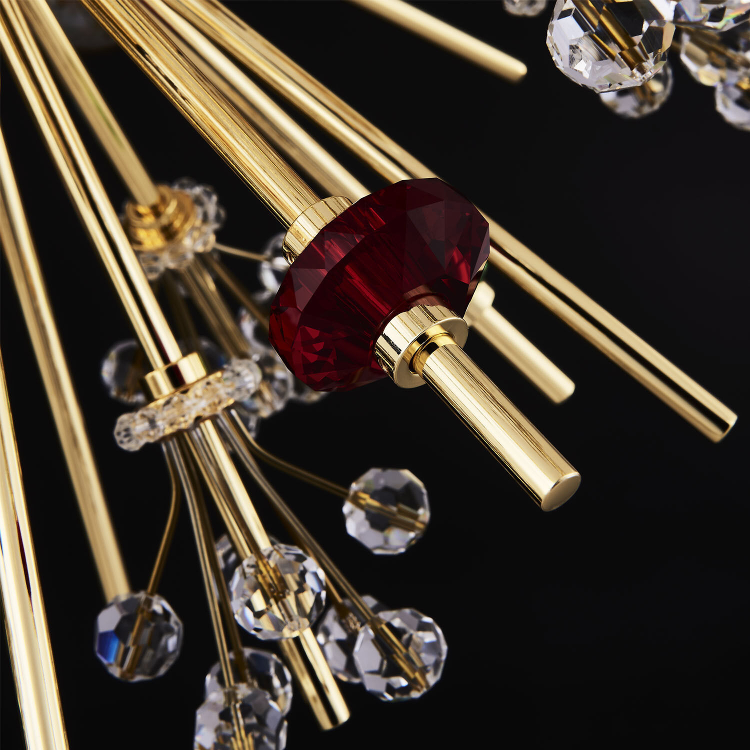 Constellation 10 Light 19 inch 18K Gold Pendant Ceiling Light