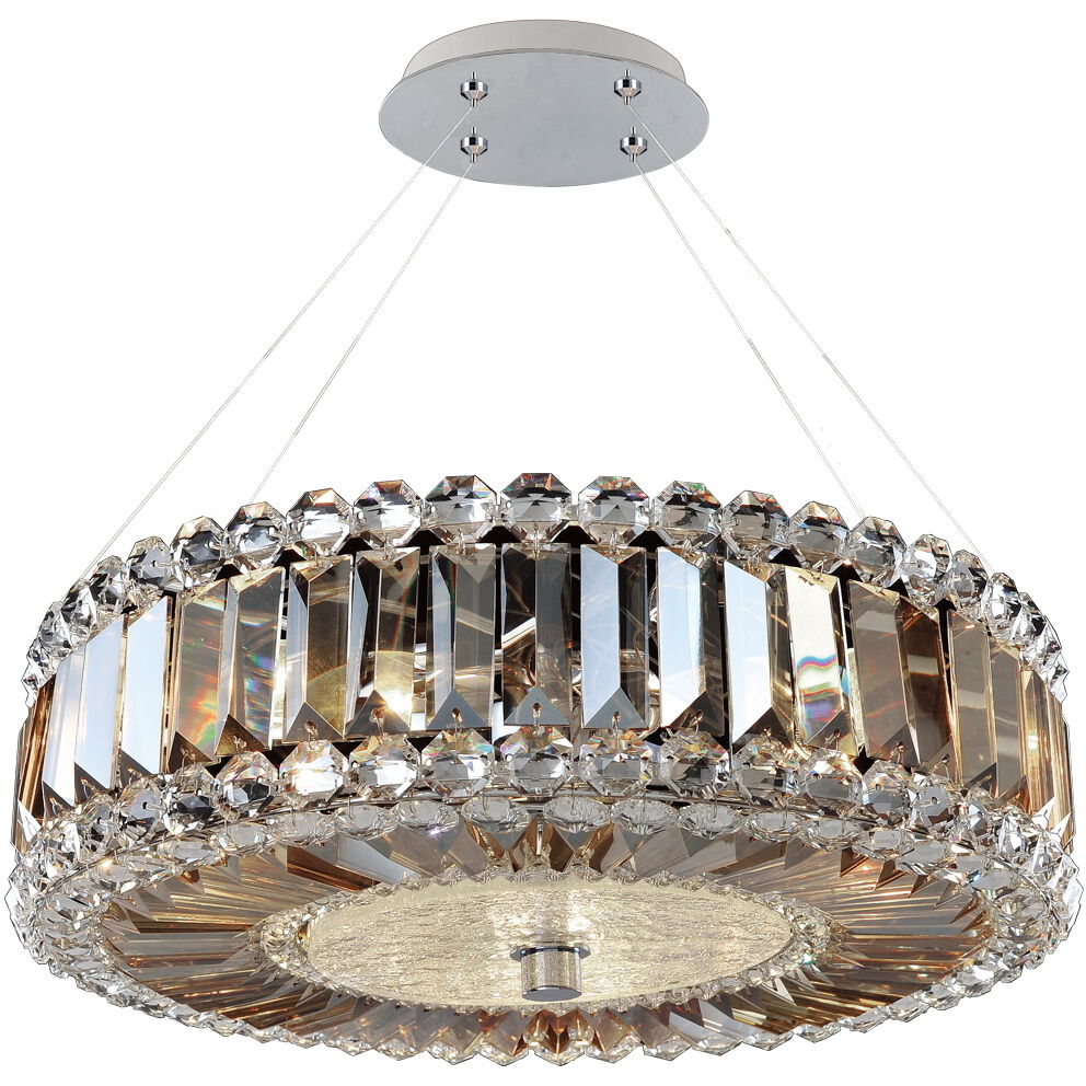 Luxor 3 Light 16 inch Chrome Pendant Ceiling Light