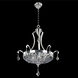 Orecchini 3 Light 22 inch Two Tone Silver Pendant Ceiling Light