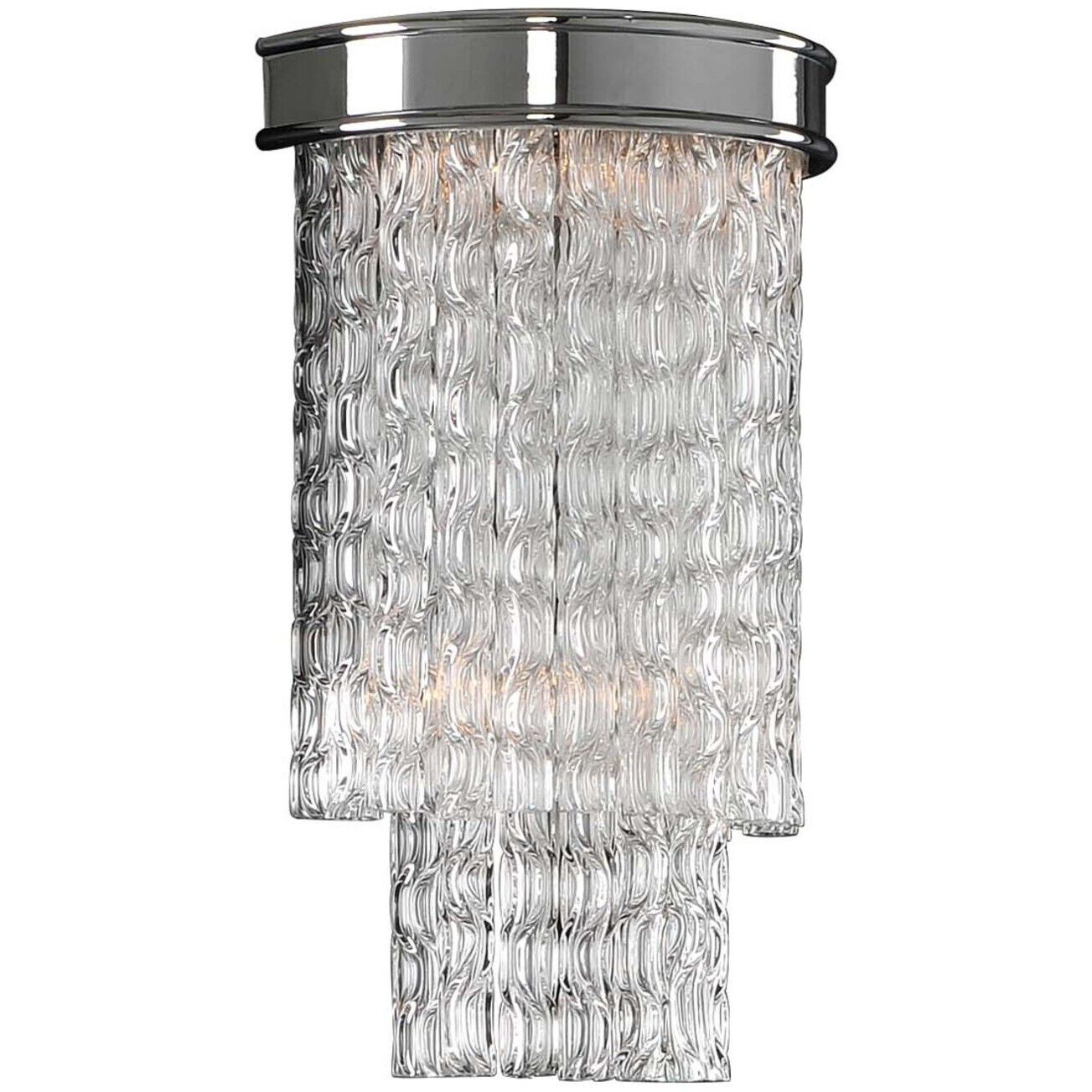 Savena 2 Light 8 inch Chrome Wall Sconce Wall Light