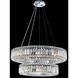 Rondelle 15 Light 26 inch Chrome Pendant Ceiling Light