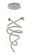 Ravina LED 24 inch Chrome Chandelier Ceiling Light