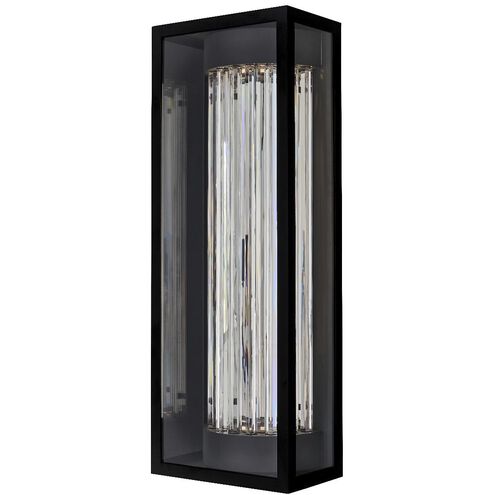 Cilindro Esterno 28 inch Matte Balck Outdoor Wall Sconce in Matte Black