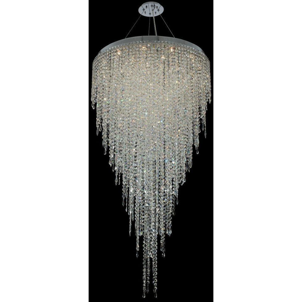 Tenuta 21 Light 36 inch Polished Chrome Pendant Ceiling Light
