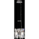 Glacier LED 10 inch Chrome Mini Pendant Ceiling Light