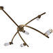 Bilancia LED 36 inch True Brass Chandelier Ceiling Light