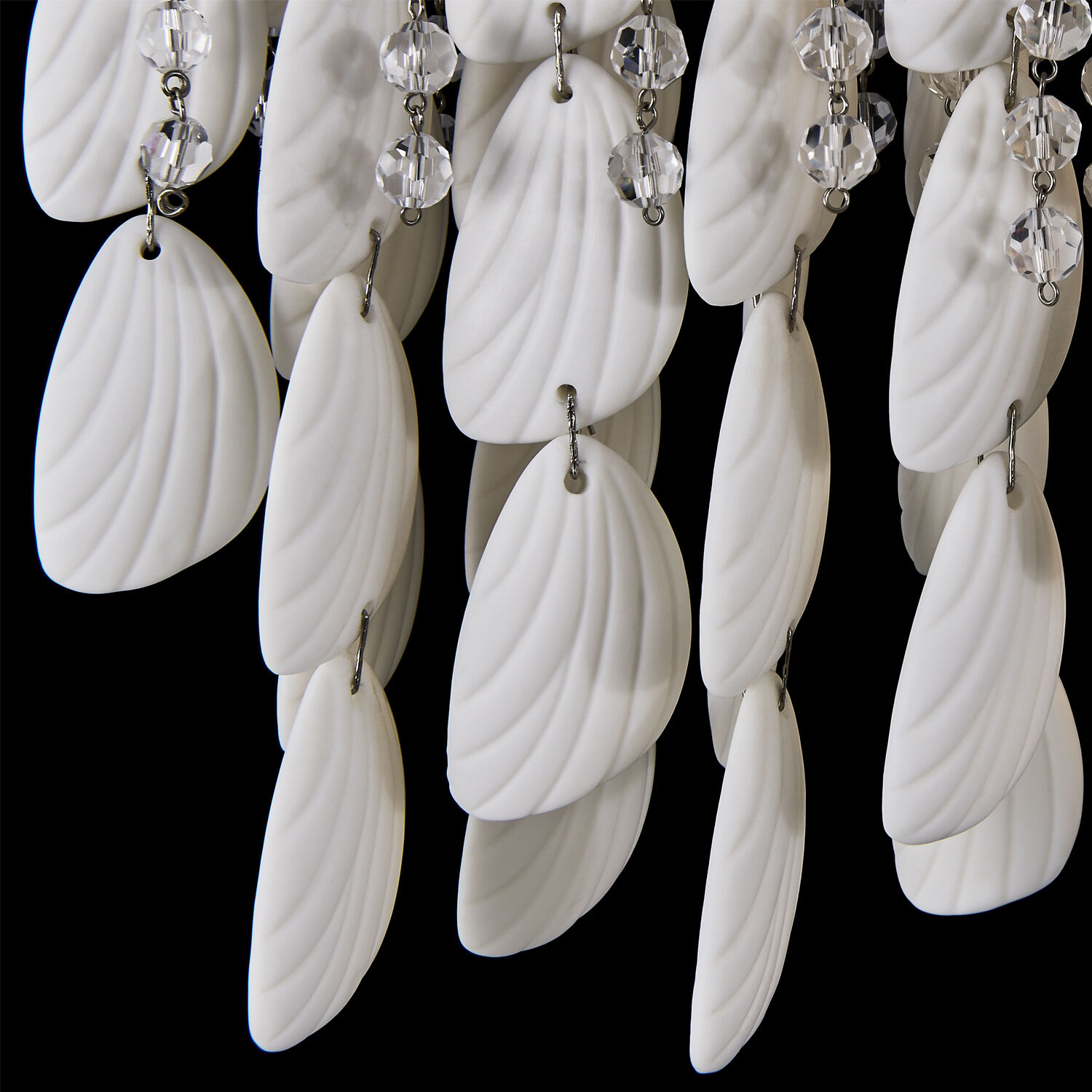 Farfalle 9 Light 9 inch Brushed Champagne Gold Linear Pendant Ceiling Light