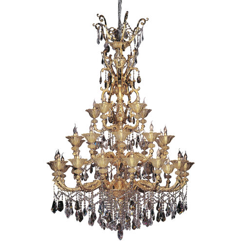 Mendelssohn 30 Light 59 inch Two Tone Gold - 24K Chandelier Ceiling Light