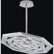 Tempo 38 inch Polished Silver Pendant Ceiling Light