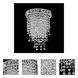 Cascata 2 Light 12 inch Chrome Wall Sconce Wall Light