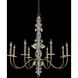 Bolivar 8 Light 34 inch Champagne Gold Chandelier Ceiling Light in Firenze Clear