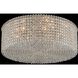 Milieu Metro 8 Light 22 inch Chrome Flush Mount Ceiling Light
