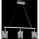 Dolo 3 Light 42 inch Chrome Island Light Ceiling Light