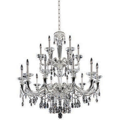 Jolivet 18 Light 43 inch Two Tone Silver Chandelier Ceiling Light