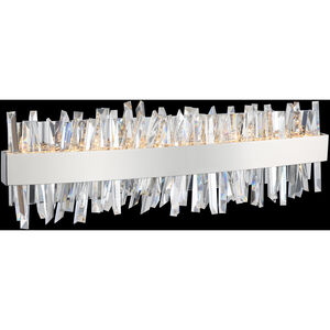 Glacier LED 24 inch Chrome Bath Vanity Light Wall Light