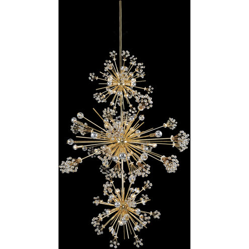 Constellation 50 Light 36 inch 18K Gold Pendant Ceiling Light in Firenze Clear