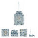 Milieu Mini Pendant 1 Light 5.5 inch Chrome Mini Pendant Ceiling Light in Firenze Fleet Argentine