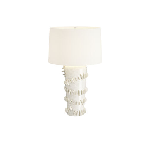 Beatrix 31 inch 150.00 watt Ivory Crackle Lamp Portable Light