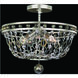 Lucia 4 Light 17 inch Vintage Silver Leaf Semi Flush Mount Ceiling Light