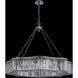 Corda 12 Light 38 inch Polished Chrome Pendant Ceiling Light in Firenze Clear