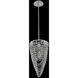 Mira 1 Light 10 inch Chrome Mini Pendant Ceiling Light