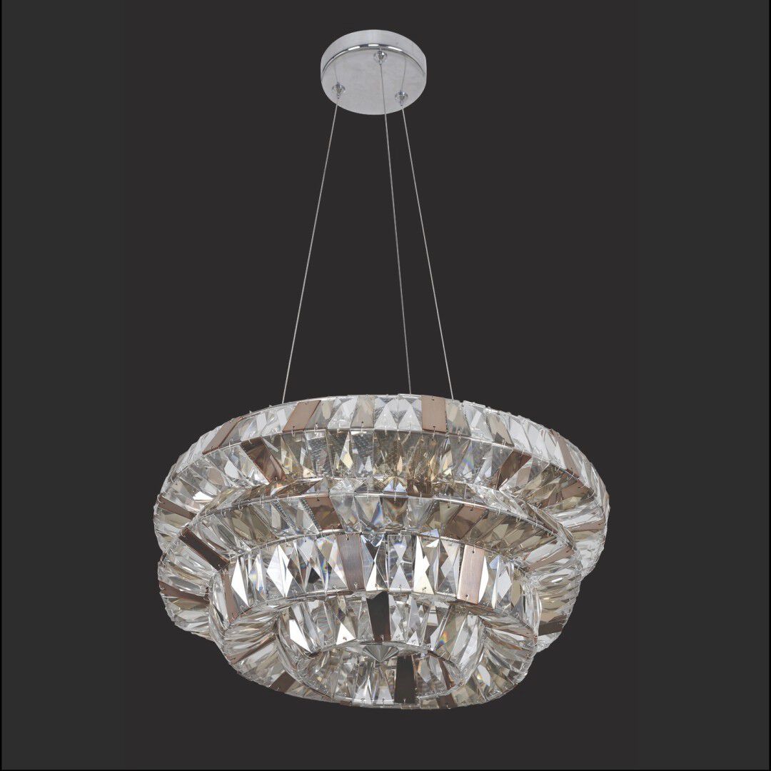 Gehry 15 Light 31.5 inch Chrome Pendant Ceiling Light