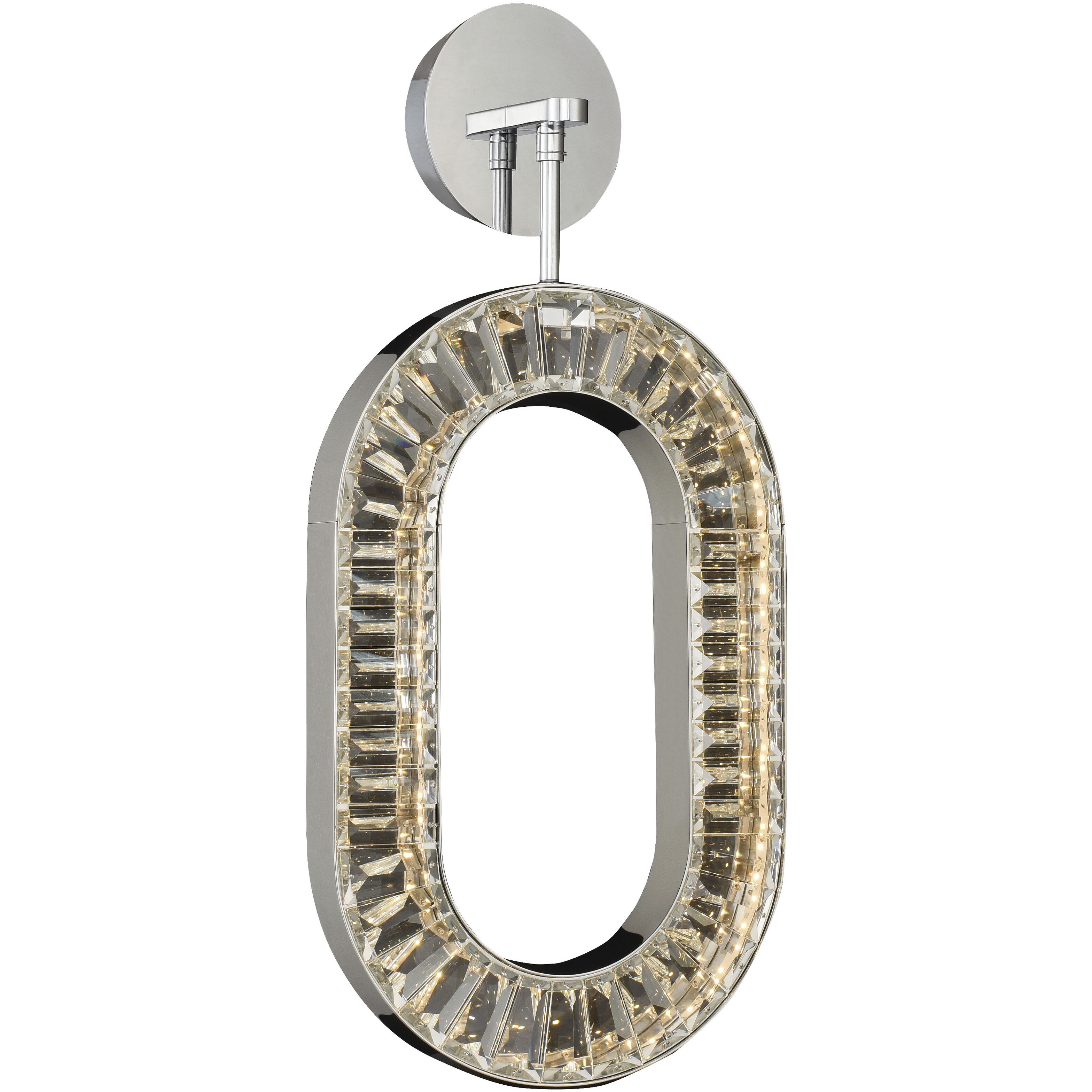 Catena LED 12 inch Chrome ADA Sconce Wall Light