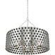 Vita 8 Light 32 inch Polished Silver Pendant Ceiling Light