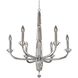 Palermo 6 Light 26 inch Chrome Chandelier Ceiling Light